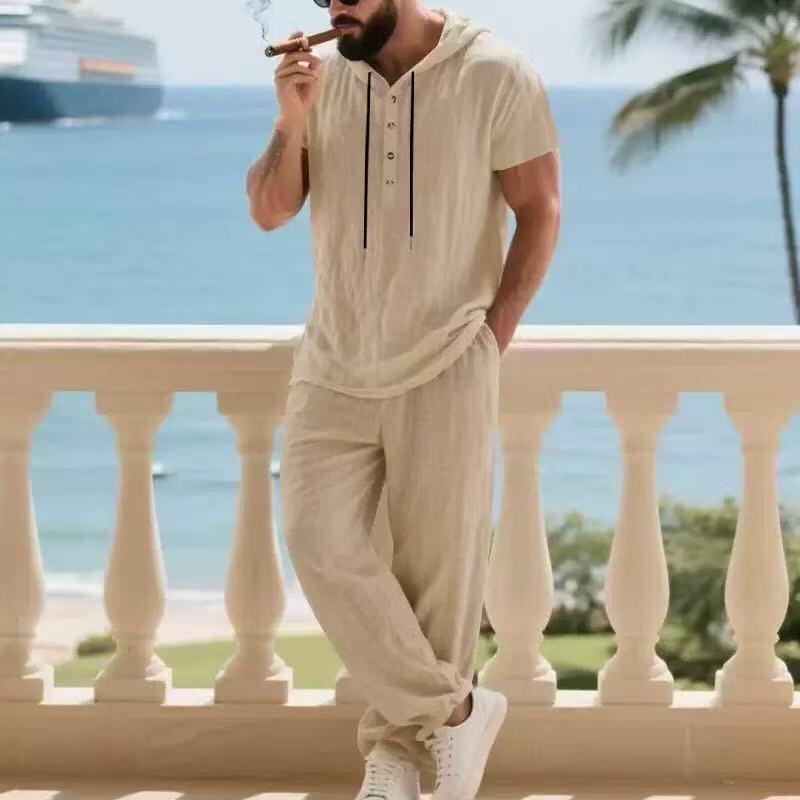 Conjunto de Dos Piezas para Ho - Mens Linen Shirt Long Sleeve reseña y precio