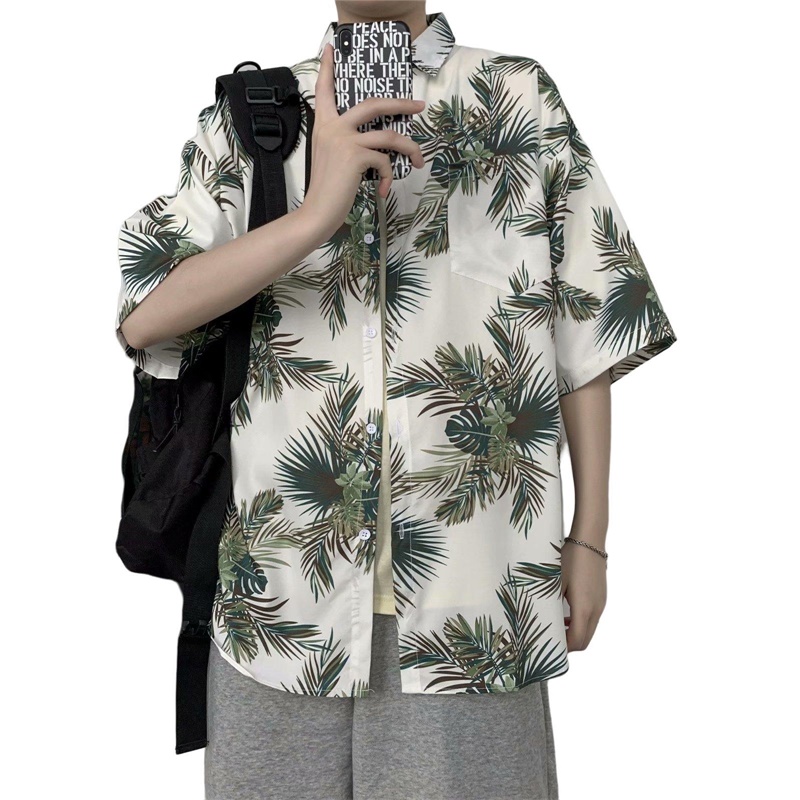 Camisa de manga corta con esta - Vintage Hawaiian Floral Shirt reseña y precio