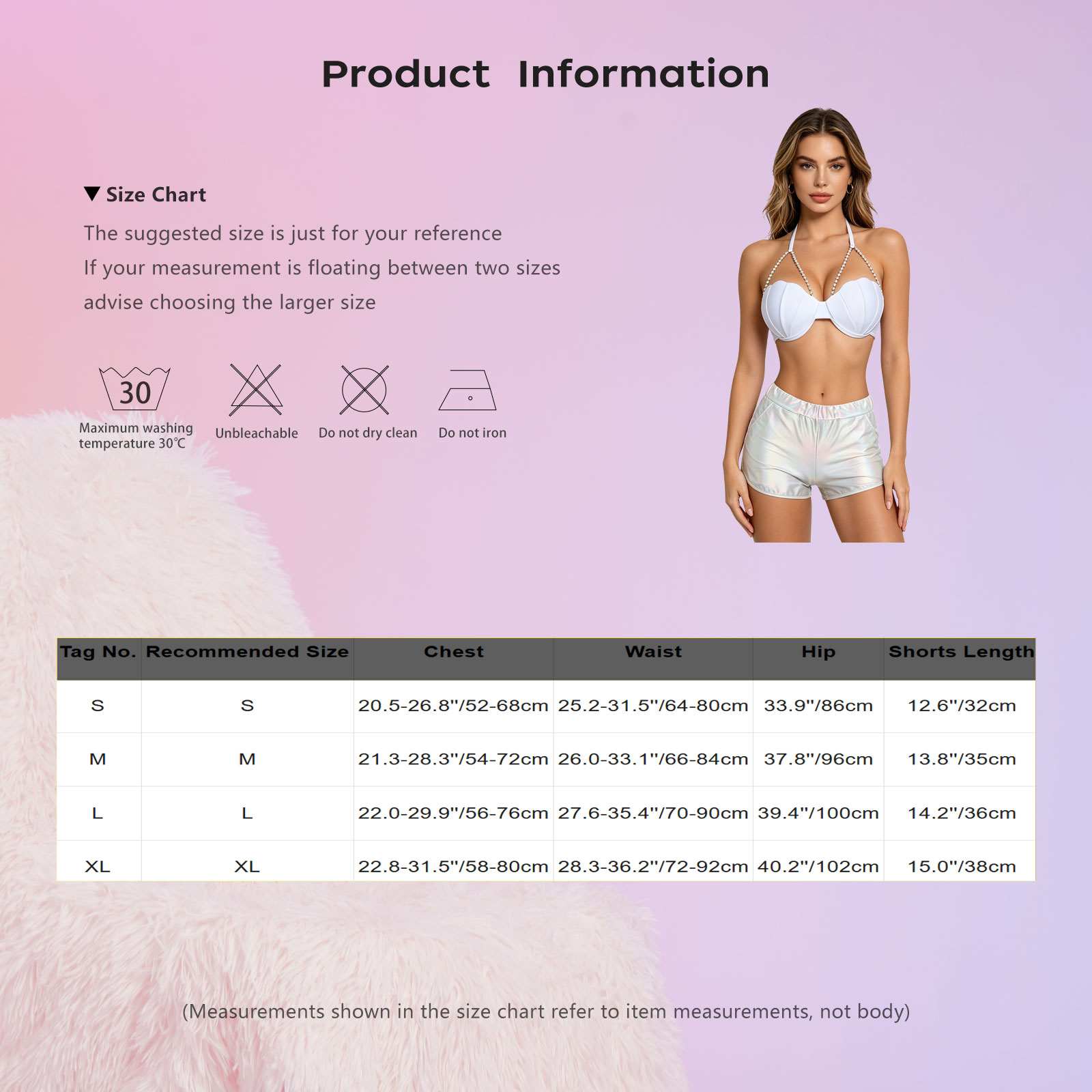 Conjunto de Tankini Metálico B - Shorts reseña y precio