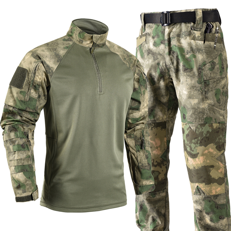 Conjuntos de uniformes de comb - Tactical Military Shirt Cargo reseña y precio