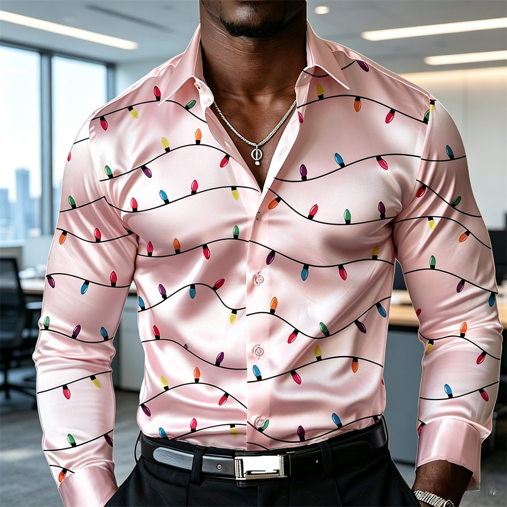 Camisa de hombre estilo faroli - Mens Satin Silk Dress Shirt reseña y precio