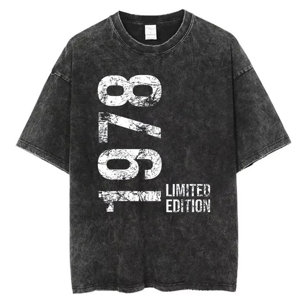 Camiseta de Edición Limitada 1 - Acid Wash Vintage Graphic T Shirt reseña y precio