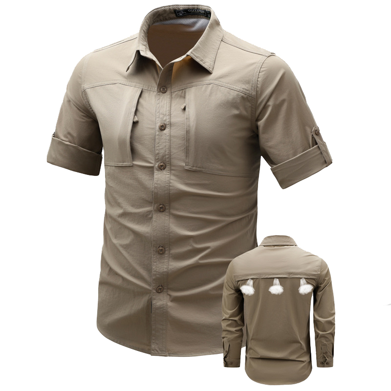 Camisas Cargo de manga larga p - Tactical Military Shirt Cargo reseña y precio