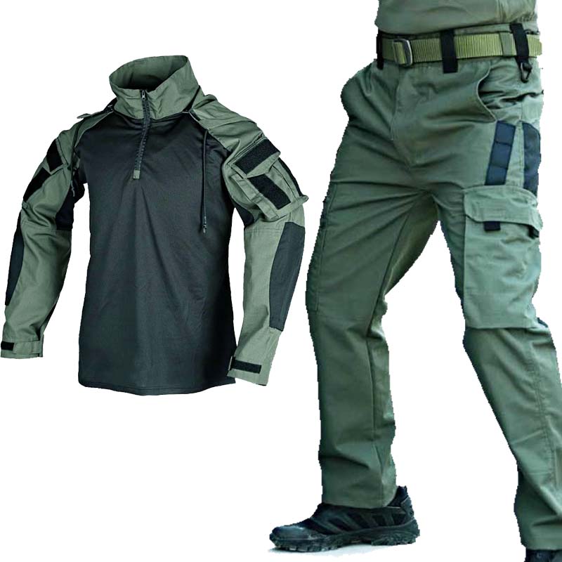 Conjunto de uniforme táctico,  - Tactical Military Shirt Cargo reseña y precio